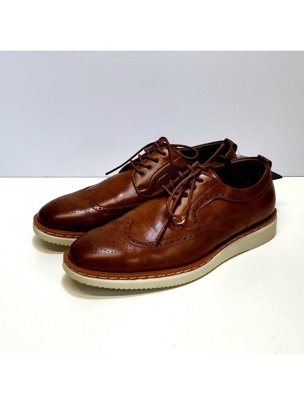 George Jonaah Wingtip Oxford Dress Shoes Size 9 Memory Insole True To Size Fit